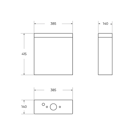 Бачок для унитаза BelBagno NORMA BB339T Бачок для унитаза BelBagno NORMA BB339T