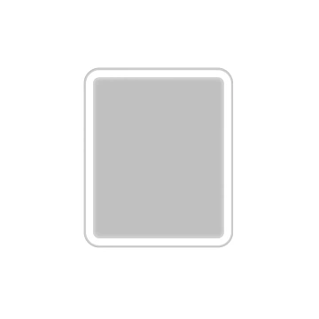 Зеркало BelBagno SPC-MAR-500-600-LED-BTN 12W 220-240V 500x30x600 с подсветкой и кнопочным выключателем