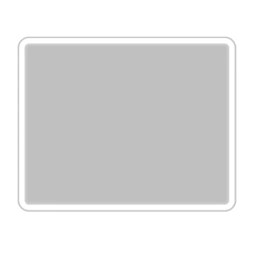 Зеркало BelBagno SPC-MAR-1000-800-LED-BTN 12W 220-240V 1000x30x800 с подсветкой и кнопочным выключателем