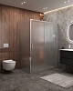 Душевой уголок CEZARES MOLVENO-AH-11-150/90-P-Cr 150x90см стекло рифленое, профиль хром