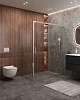 Душевой уголок CEZARES MOLVENO-AH-11-150/90-C-Cr-IV 150x90см стекло прозрачное, профиль хром
