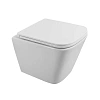 Унитаз подвесной BelBagno DUE BB3103CHR/SC безободковый c сиденьем