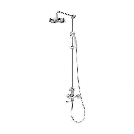Душевая система CEZARES LIBERTY-F-CVD-T-01 с термостатом, хром