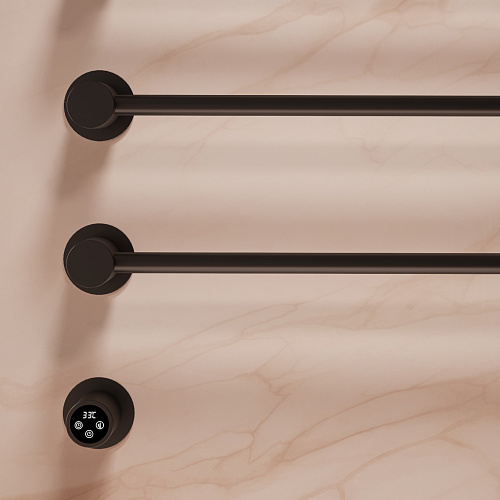 Полотенцесушитель электрический Vincea VTD-2H1MB черный, таймер Полотенцесушитель электрический Vincea VTD-2H1MB черный, таймер