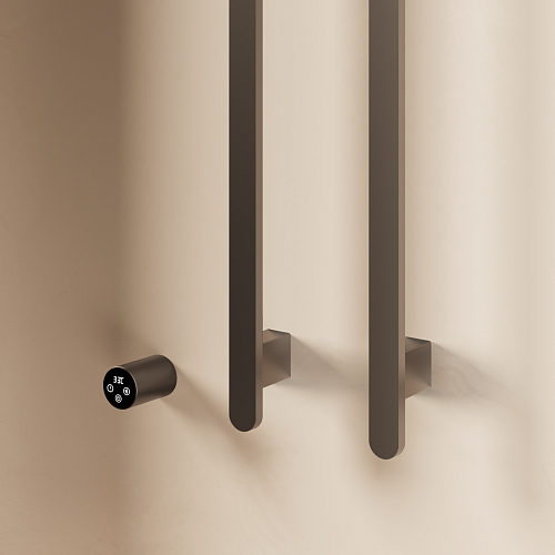 Полотенцесушитель электрический Vincea VTD-2VT1GM вороненая сталь, таймер Полотенцесушитель электрический Vincea VTD-2VT1GM вороненая сталь, таймер