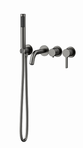 Смеситель для ванны Vincea Villa VTFW-1VL1BN встраиваемый, брашированный никель Смеситель для ванны Vincea Villa VTFW-1VL1BN встраиваемый, брашированный никель