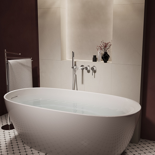 Смеситель для ванны Vincea Villa VTFW-1VL1CH встраиваемый, хром Смеситель для ванны Vincea Villa VTFW-1VL1CH встраиваемый, хром