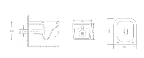 Унитаз подвесной Vincea Capri VT1-63T Tornado, белый, ультратонкое сиденье soft-close Унитаз подвесной Vincea Capri VT1-63T Tornado, белый, ультратонкое сиденье soft-close