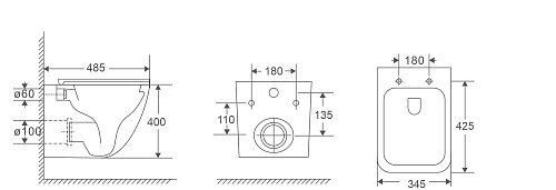 Унитаз подвесной Vincea Demi VT1-55T Tornado, белый, ультратонкое soft-close сиденье Унитаз подвесной Vincea Demi VT1-55T Tornado, белый, ультратонкое soft-close сиденье
