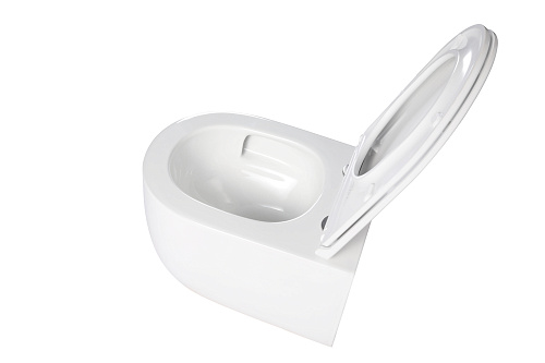 Унитаз подвесной Vincea Evo VT1-64ST Tornado, белый, ультратонкое сиденье soft-close Унитаз подвесной Vincea Evo VT1-64ST Tornado, белый, ультратонкое сиденье soft-close