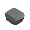 Унитаз подвесной Vincea Globo VT1-14TMA Tornado, антрацит матовый, ультратонкое soft-close сиденье Унитаз подвесной Vincea Globo VT1-14TMA Tornado, антрацит матовый, ультратонкое soft-close сиденье