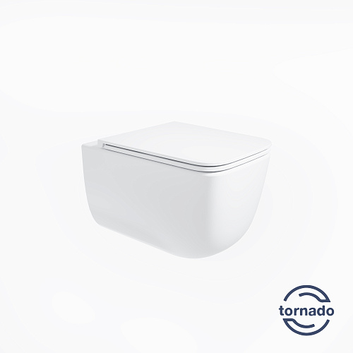 Унитаз подвесной Vincea Lina VT1-53T Tornado, белый, ультратонкое soft-close сиденье Унитаз подвесной Vincea Lina VT1-53T Tornado, белый, ультратонкое soft-close сиденье