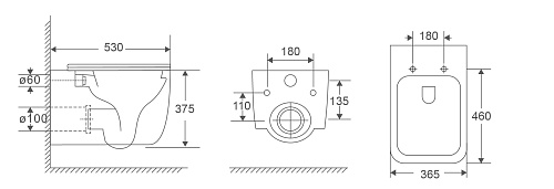 Унитаз подвесной Vincea Lina VT1-53T Tornado, белый, ультратонкое soft-close сиденье Унитаз подвесной Vincea Lina VT1-53T Tornado, белый, ультратонкое soft-close сиденье