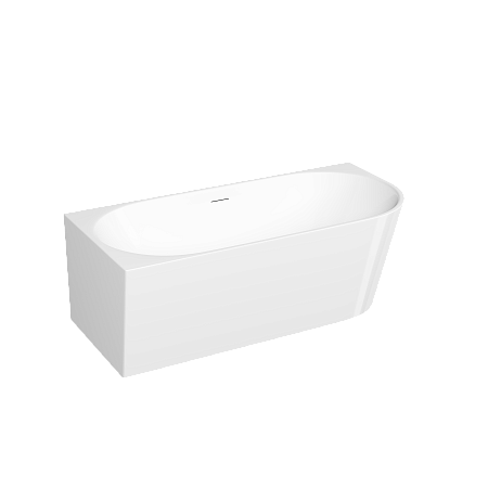 Акриловая ванна SANCOS Edge FB23L 1700x800x580, угловая, левая, с каркасом, со сливом-переливом, донным клапаном&quot;сlick-сlack&quot;, белый