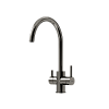Смеситель для кухни SANCOS Taper SC4012GG с возможностью подключения фильтра, вороненая сталь