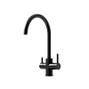 Смеситель для кухни SANCOS Taper SC4012MB с возможностью подключения фильтра, черный матовый