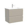 Тумба под раковину SANCOS Snob SNR60/39CE R 590х390х500 Beige Soft подвесная