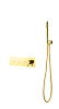 Смеситель для ванны Boheme FUSION 130-SYS-G GOLD