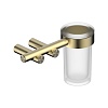 Стакан для зубных щеток с держателем ABBER Osten 316 AA1860BG золото брашированное