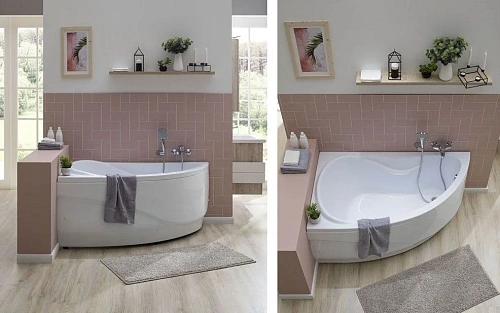 Акриловая ванна Aquanet Maldiva 150x90 L 00204001 Акриловая ванна Aquanet Maldiva 150x90 L 00204001