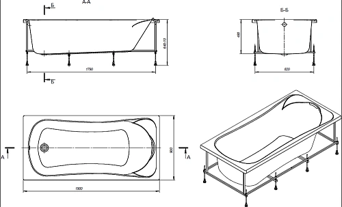 Акриловая ванна Roca BeCool 190x90 прямоугольная белая ZRU9303020 Акриловая ванна Roca BeCool 190x90 прямоугольная белая ZRU9303020