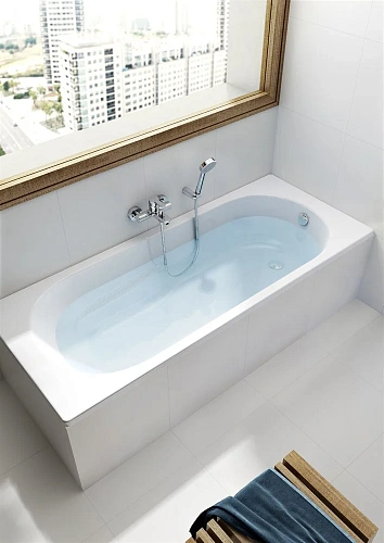 Акриловая ванна Roca Genova-N 150x75 прямоугольная белая ZRU9302894 Акриловая ванна Roca Genova-N 150x75 прямоугольная белая ZRU9302894