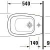 Биде напольное Duravit D-Code 22381000002 Биде напольное Duravit D-Code 22381000002