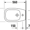 Биде напольное Duravit D-Code 22411000002 Биде напольное Duravit D-Code 22411000002