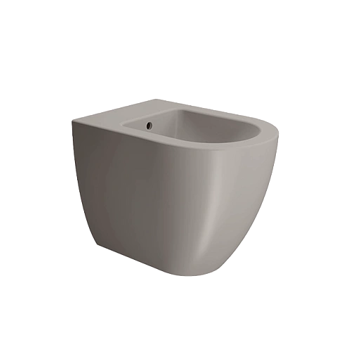 Биде напольное GSI PURA серый беж матовый (8862105) Биде напольное GSI PURA серый беж матовый (8862105)