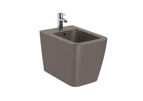 Биде напольное Roca Inspira square BTW кофейный 357537660 Биде напольное Roca Inspira square BTW кофейный 357537660
