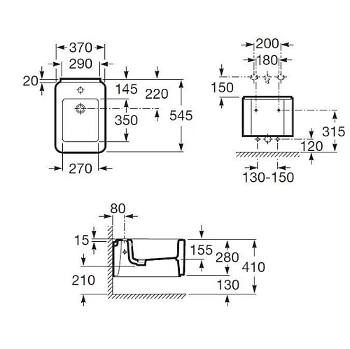 Биде подвесное Roca Element 357575000 Биде подвесное Roca Element 357575000