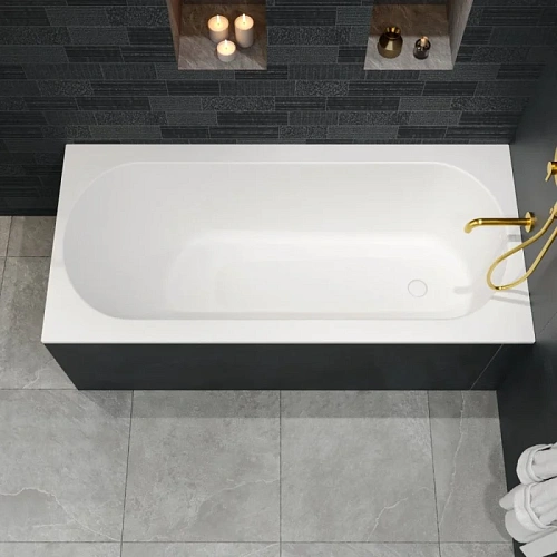 Ванна из искусственного камня WHITECROSS Gin 170x80 белый матовый 0217.170080.200 Ванна из искусственного камня WHITECROSS Gin 170x80 белый матовый 0217.170080.200