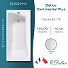 Ванна чугунная Delice Continental PLUS 100х70 DLR230642 Ванна чугунная Delice Continental PLUS 100х70 DLR230642