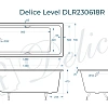 Ванна чугунная Delice Level 1400х700 с отверстиями под ручки DLR230618R Ванна чугунная Delice Level 1400х700 с отверстиями под ручки DLR230618R
