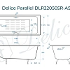 Ванна чугунная Delice Parallel 1700х700 с ручками и антискользящим покрытием DLR220505R-AS Ванна чугунная Delice Parallel 1700х700 с ручками и антискользящим покрытием DLR220505R-AS