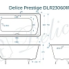 Ванна чугунная Delice Prestige 1800х750 с отверстиями под ручки DLR230601R Ванна чугунная Delice Prestige 1800х750 с отверстиями под ручки DLR230601R