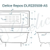 Ванна чугунная Delice Repos 1700х700 без ручек с антискользящим покрытием DLR220508-AS Ванна чугунная Delice Repos 1700х700 без ручек с антискользящим покрытием DLR220508-AS