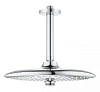 Верхний душ GROHE Euphoria 260 SmartControl с полочным душевым кронштейном 142 мм, хром (26460000)