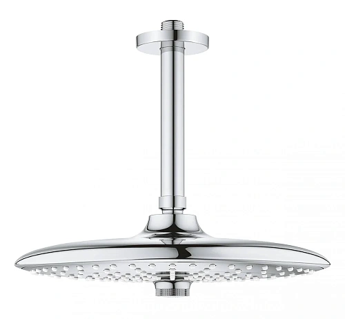 Верхний душ GROHE Euphoria 260 SmartControl с полочным душевым кронштейном 142 мм, хром (26460000) Верхний душ GROHE Euphoria 260 SmartControl с полочным душевым кронштейном 142 мм, хром (26460000)