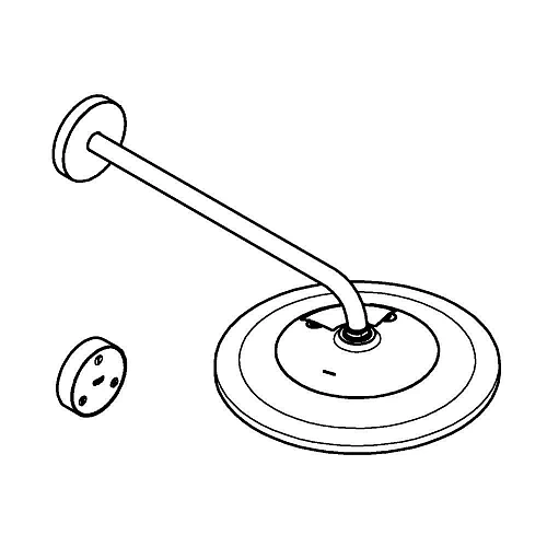 Верхний душ GROHE Rainshower 310 SmartConnect с душевым кронштейном, хром (26640000) Верхний душ GROHE Rainshower 310 SmartConnect с душевым кронштейном, хром (26640000)