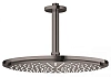 Верхний душ GROHE Rainshower с потолочным кронштейном, темный графит глянец (26067A00)