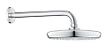 Верхний душ GROHE Tempesta 210 с душевым кронштейном 286 мм, хром (26411000) Верхний душ GROHE Tempesta 210 с душевым кронштейном 286 мм, хром (26411000)