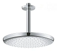 Верхний душ GROHE Tempesta 250, круглый (низ-хром, верх-белый) + Душевой кронштейн потолочный 142 мм 26669000 Верхний душ GROHE Tempesta 250, круглый (низ-хром, верх-белый) + Душевой кронштейн потолочный 142 мм 26669000