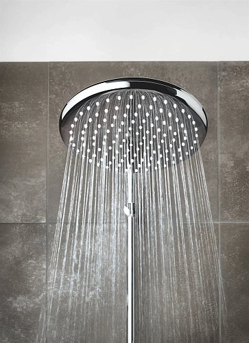 Верхний душ GROHE Tempesta 250, круглый (низ-хром, верх-белый), хром (26666000) Верхний душ GROHE Tempesta 250, круглый (низ-хром, верх-белый), хром (26666000)