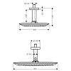 Верхний душ hansgrohe PuraVida 27390000 Верхний душ hansgrohe PuraVida 27390000