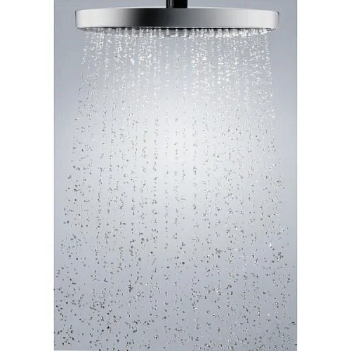 Верхний душ hansgrohe Raindance Select E 300 2jet потолочный, хром 27384000 Верхний душ hansgrohe Raindance Select E 300 2jet потолочный, хром 27384000