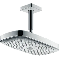 Верхний душ hansgrohe Raindance Select E 300 2jet потолочный, хром 27384000 Верхний душ hansgrohe Raindance Select E 300 2jet потолочный, хром 27384000
