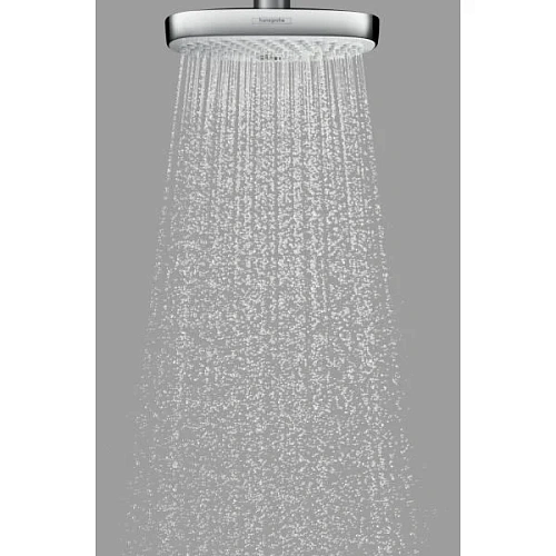 Верхний душ hansgrohe Raindance Select E 300 2jet, белый/хром 27385400 Верхний душ hansgrohe Raindance Select E 300 2jet, белый/хром 27385400