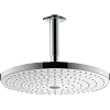 Верхний душ hansgrohe Raindance Select S 300 2jet потолочный, белый/хром 27337400