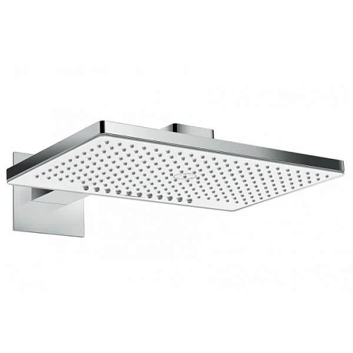 Верхний душ Hansgrohe Rainmaker Select 460 2jet EcoSmart 24015400, белый/хром встраиваемый Верхний душ Hansgrohe Rainmaker Select 460 2jet EcoSmart 24015400, белый/хром встраиваемый